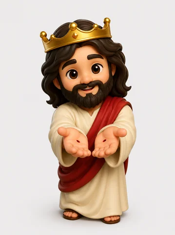 Jesus Infantil com Coroa 2
