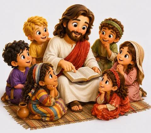 Jesus com Crianças 6